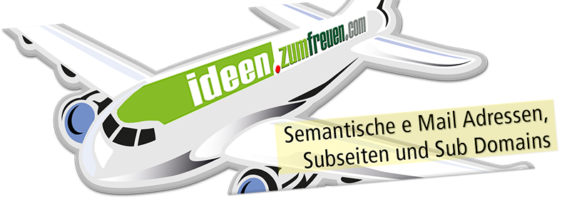 eMail Adressen, subseiten und Subdomains